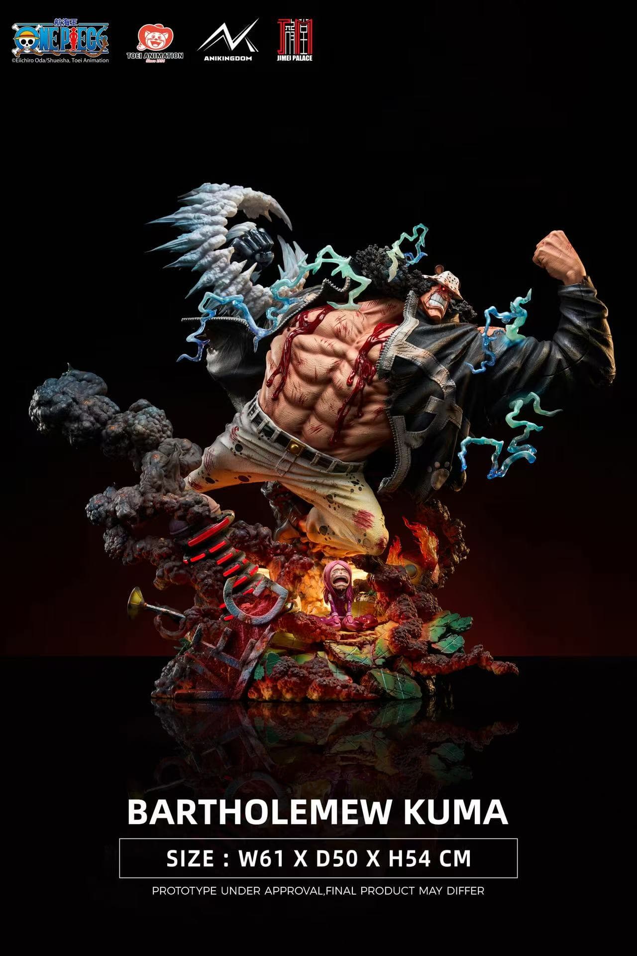 [Officially Licensed] ONE PIECE - Bartholomew Kuma Premium Statue